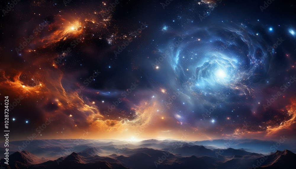 宇宙イメージの背景 宇宙イメージの背景