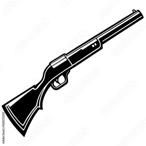 illustration of a shotgun