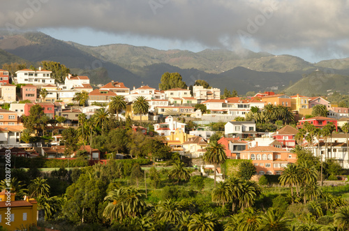 Town of Santa Brigida. Gran Canaria. Canary Islands. Spain. photo