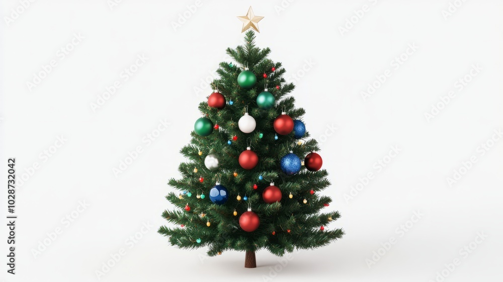 christmas tree with lights and ornaments christmas tree with lights and ornaments