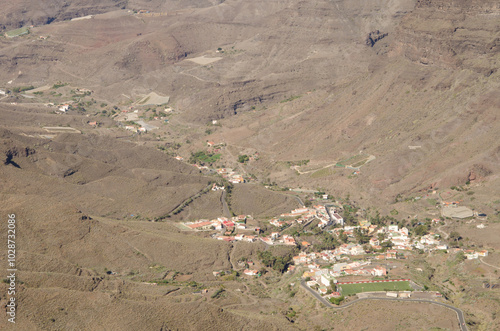 Village of Tasarte. The Nublo Rural Park. La Aldea de San Nicolas. Gran Canaria. Canary Islands. Spain.