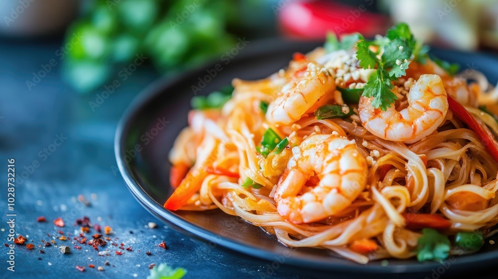 Fresh Shrimp Pasta with Vibrant Vegetables Fresh Shrimp Pasta with Vibrant Vegetables