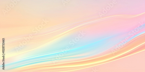 pastel smooth chrome wave gradient background 