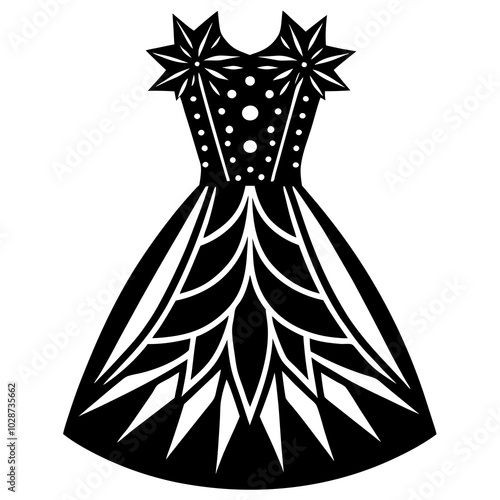 illustration of a dress 