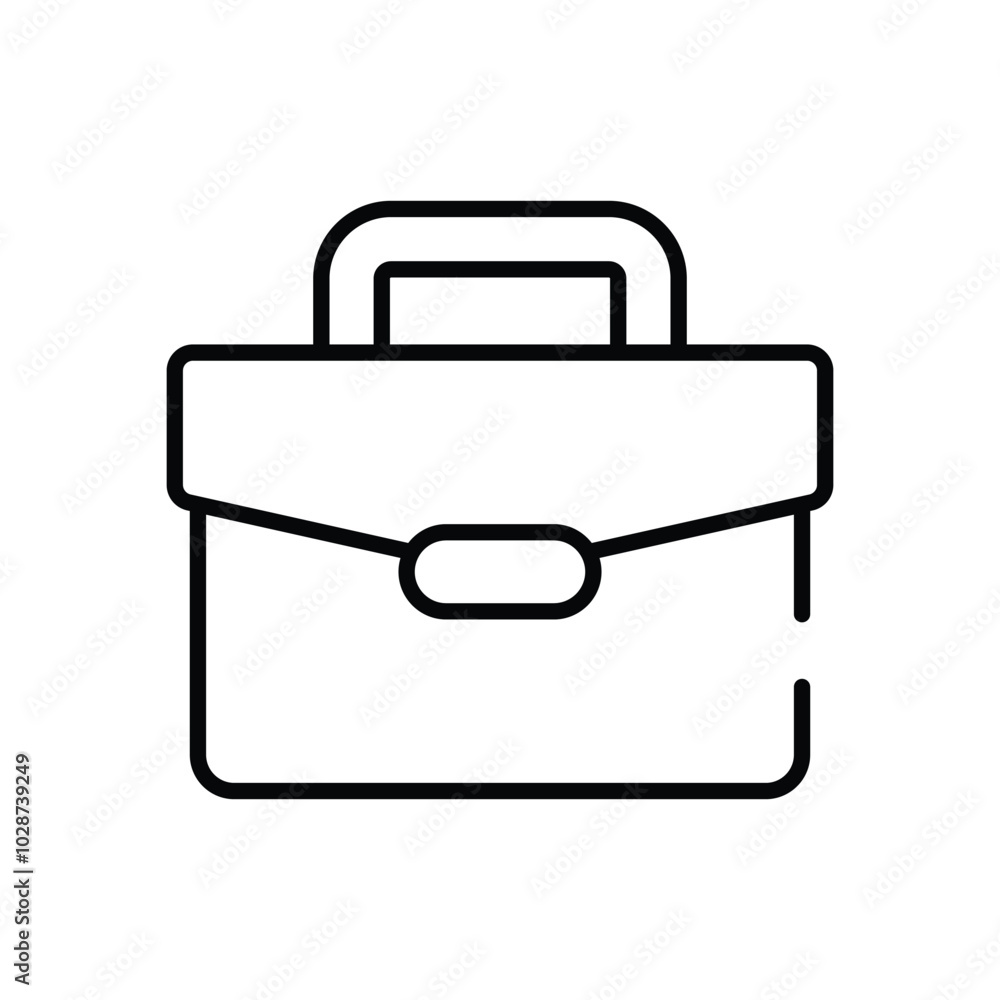 Briefcase vector icon Briefcase vector icon