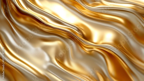 Gold fabric background