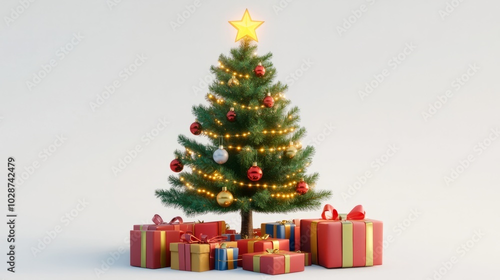 little christmas tree with gifts little christmas tree with gifts