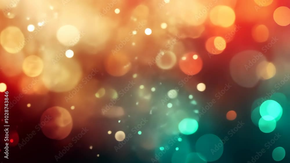A colorful bokeh background with blurred lights in red, orange, and green A colorful bokeh background with blurred lights in red, orange, and green