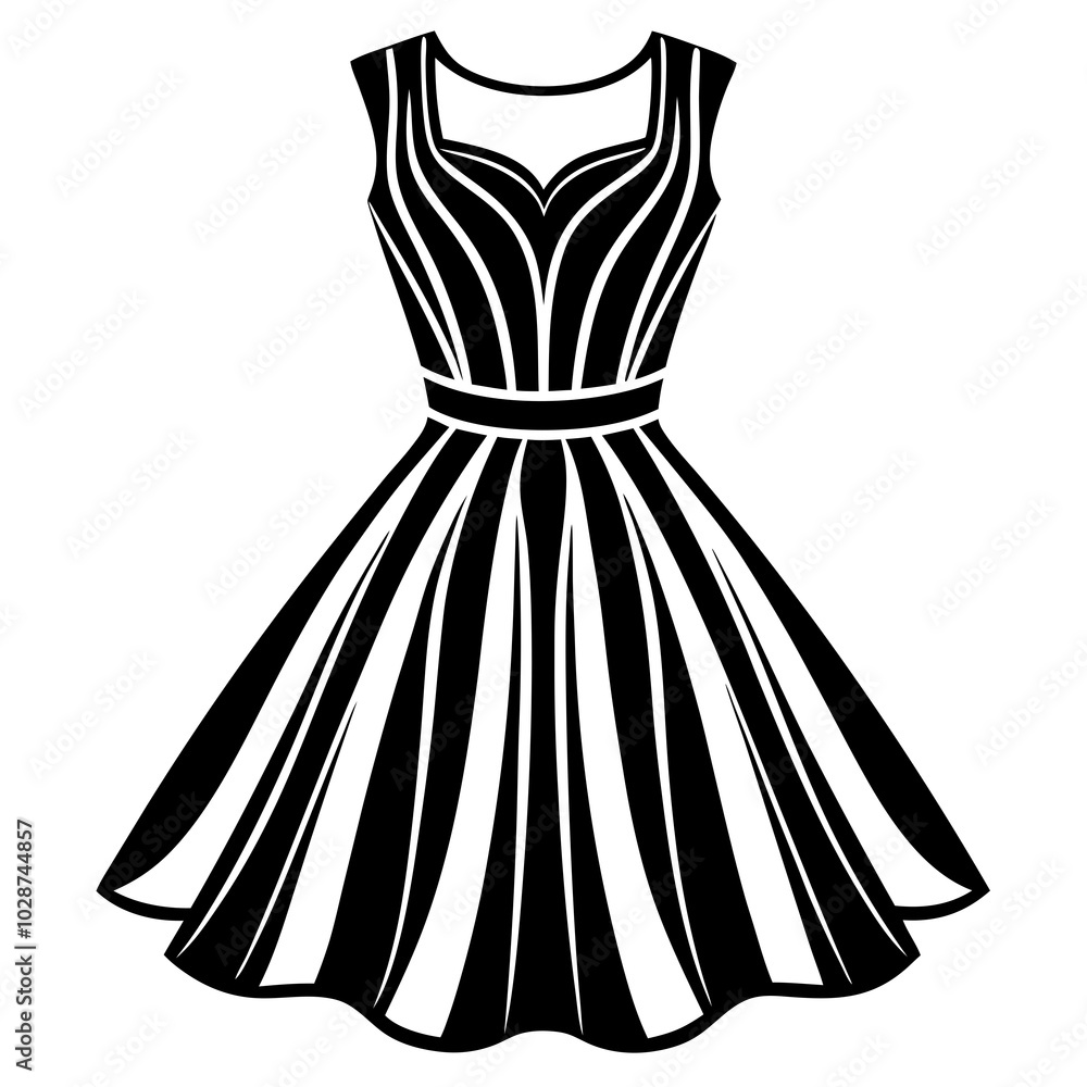 dress on a white background dress on a white background