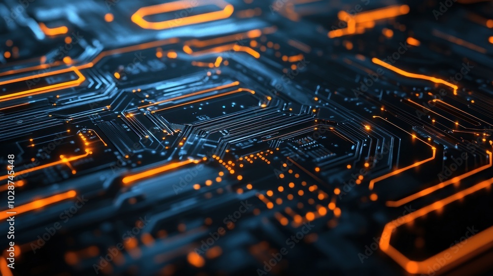 Abstract circuit board futuristic technology background Abstract circuit board futuristic technology background