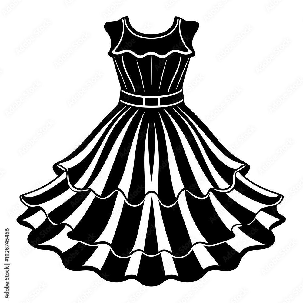illustration of a dress illustration of a dress