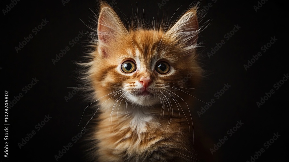 Obraz premium cute cat facial expression