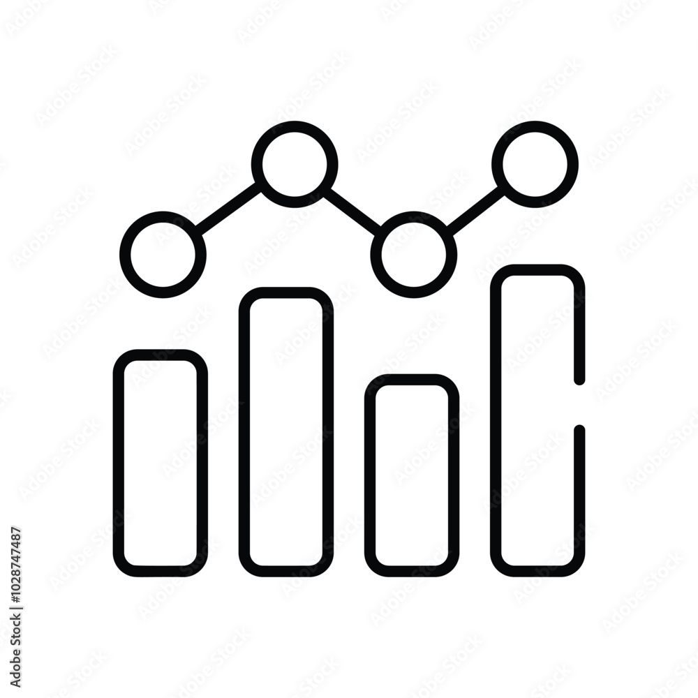 Stock Market vector icon Stock Market vector icon