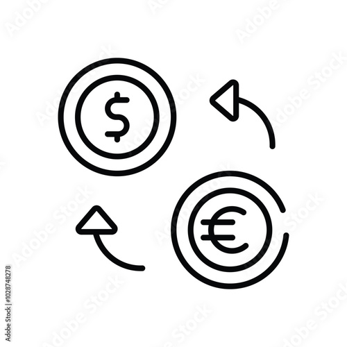 Exchange Rate vector icon