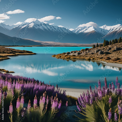 lake in the mountains