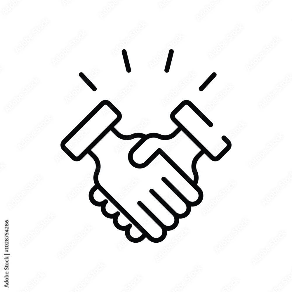 Partnership vector icon Partnership vector icon