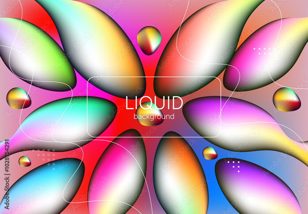 Liquid Gradient Texture Backgrounds Stock Template | Adobe Stock