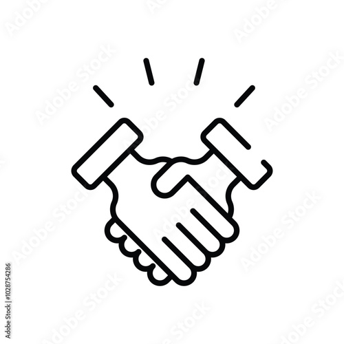 Partnership vector icon