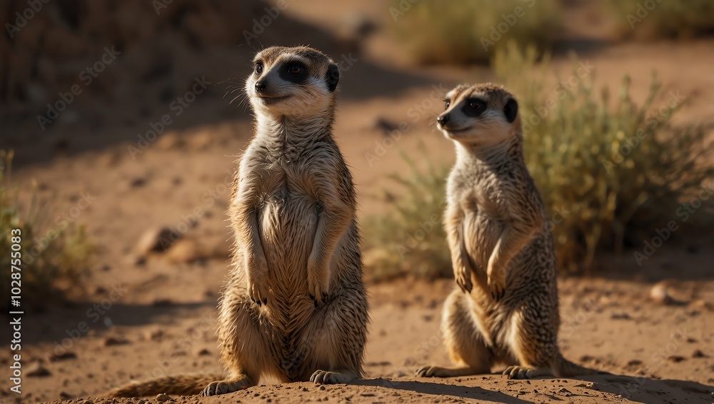 Fototapeta premium meerkat on guard