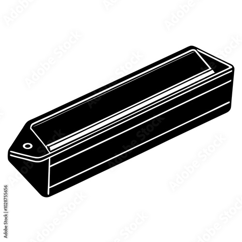 illustration of a harmonica