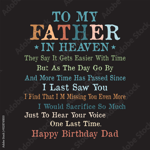 To My Father In Heaven Poem