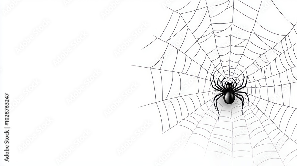 Obraz premium spider on a web