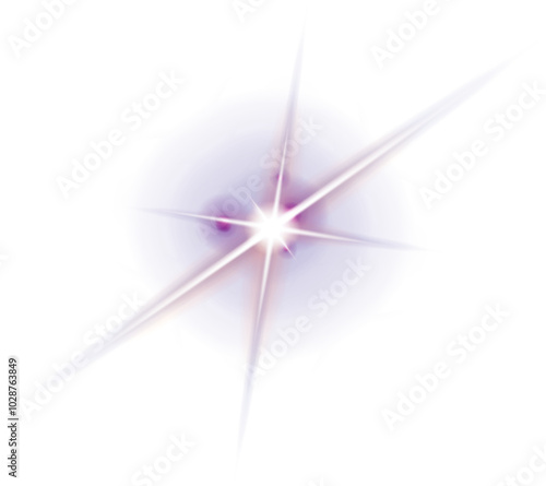 Purple Lens Flare