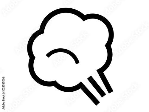 怒り・興奮のアイコンマーク