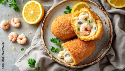 Wallpaper Mural Grey Shrimp Croquettes (Belgian Cuisine) Torontodigital.ca