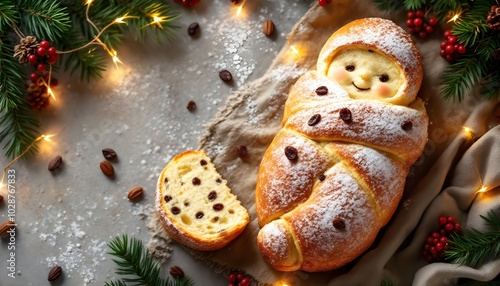 Wallpaper Mural Cougnou - Traditional Bread of Jesus (Belgian Cuisine) Torontodigital.ca