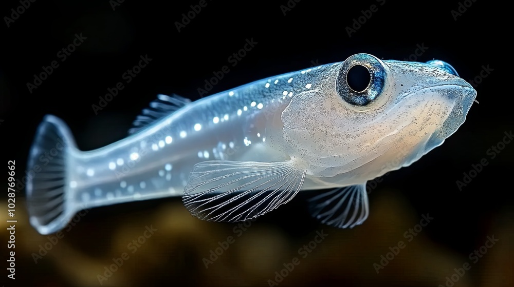 Close-Up Shot of Mariana Snailfish Swimming Gracefully Close-Up Shot of Mariana Snailfish Swimming Gracefully