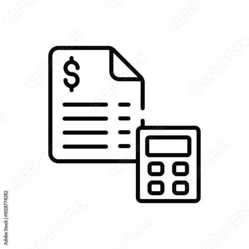 Tax Deadline vector icon