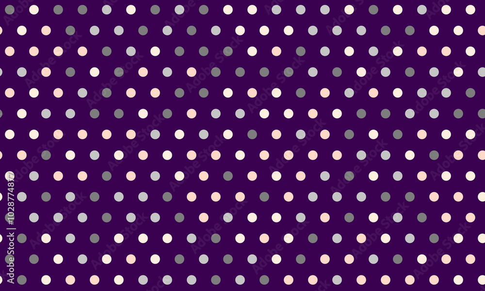 Seamless spotted pattern with abstract round shapes. Ideal for textile fabrics, wallpapers, or poster backgrounds with a creative geometric style. Seamless spotted pattern with abstract round shapes. Ideal for textile fabrics, wallpapers, or poster backgrounds with a creative geometric style.