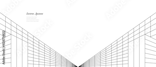 幾何学 抽象 建築 テクノロジー ビジネス 背景