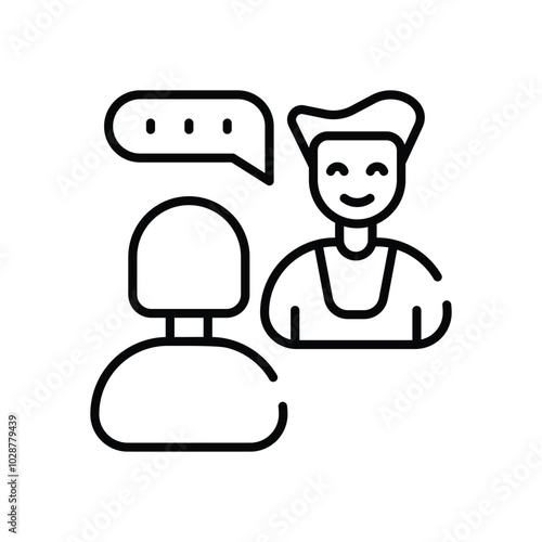 Job Interview vector icon