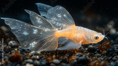 Ethereal Portrait of Solitary Snailfish photo