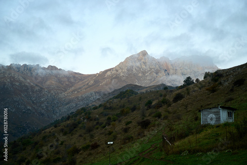 The view of Khustup Mountain, Armenia