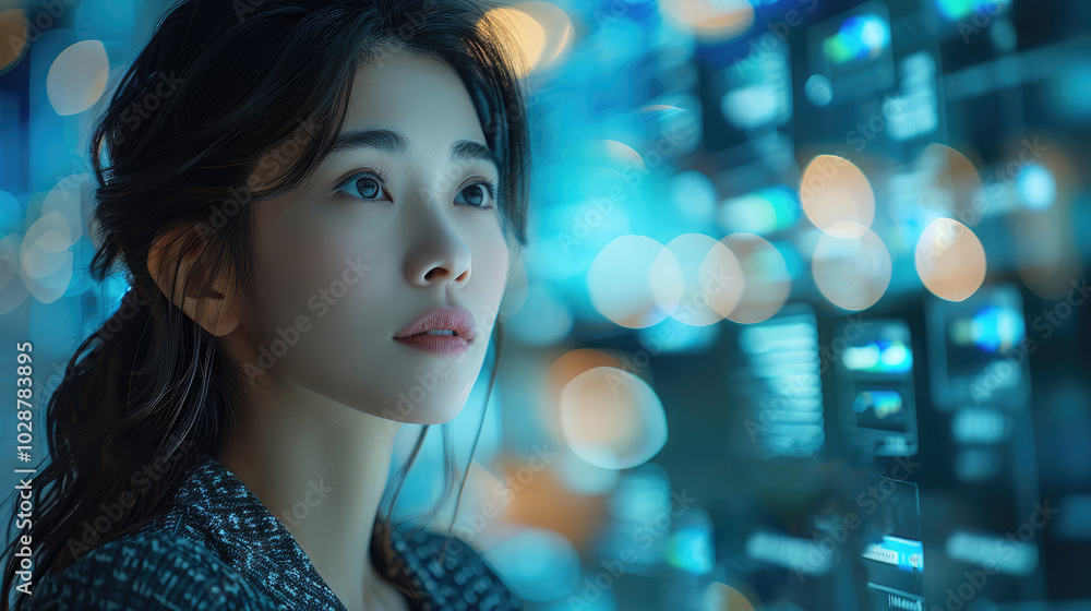 Business support services, and showing business development service providers in Asian Nationalities, woman. Business support services, and showing business development service providers in Asian Nationalities, woman.