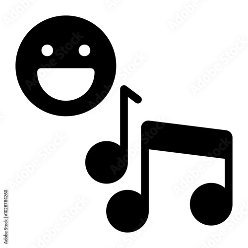 music glyph icon