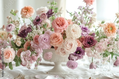 Tons of all the flowers, vivid color mood of romantic, sweet , elegant.