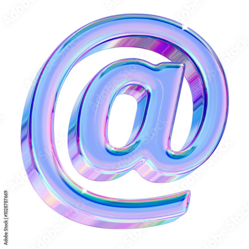 Email icon in chromatic 3D style