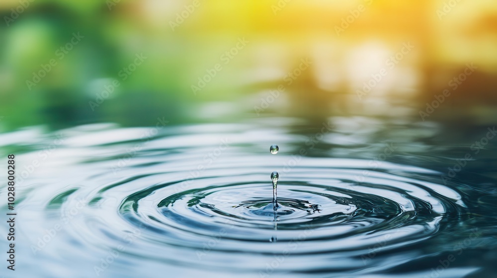 The sound of water dripping rhythmically into a still pond close up Peaceful, natural rhythm for meditation serene Fusion Garden backdrop The sound of water dripping rhythmically into a still pond close up Peaceful, natural rhythm for meditation serene Fusion Garden backdrop