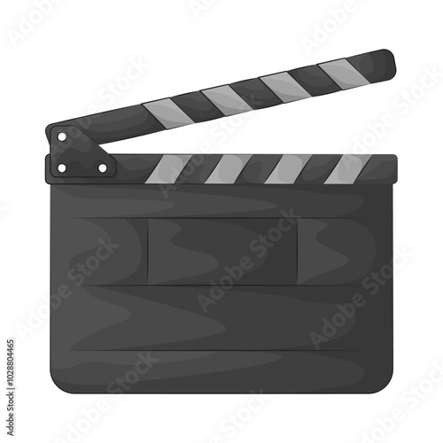 Illustration of movie clapper 