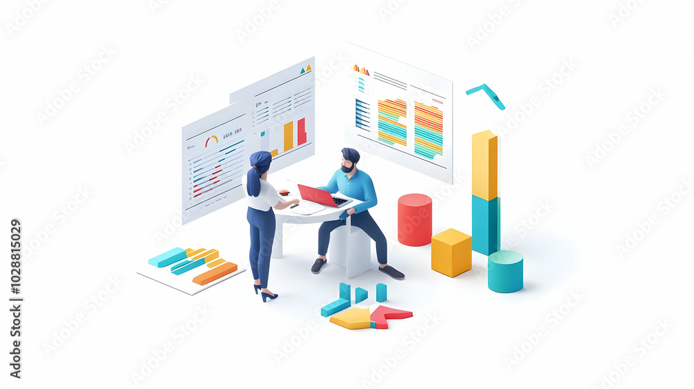 3D Managers Analyzing AI Generated Reports for Business Growth: Candid Scene of Leadership and Expertise in Decision-Making on Data Integration 3D Managers Analyzing AI Generated Reports for Business Growth: Candid Scene of Leadership and Expertise in Decision-Making on Data Integration