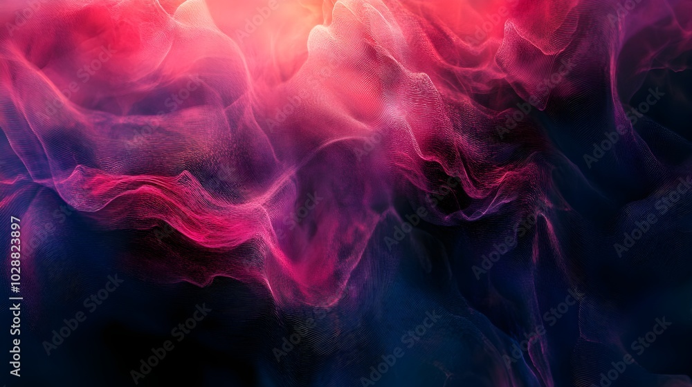 Abstract Pink and Blue Wavy Lines Digital Art Background Abstract Pink and Blue Wavy Lines Digital Art Background