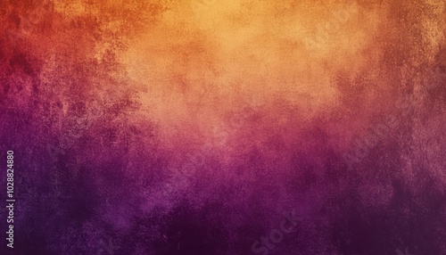 Rich gradient texture with dark orange, brown, and purple hues for autumn design