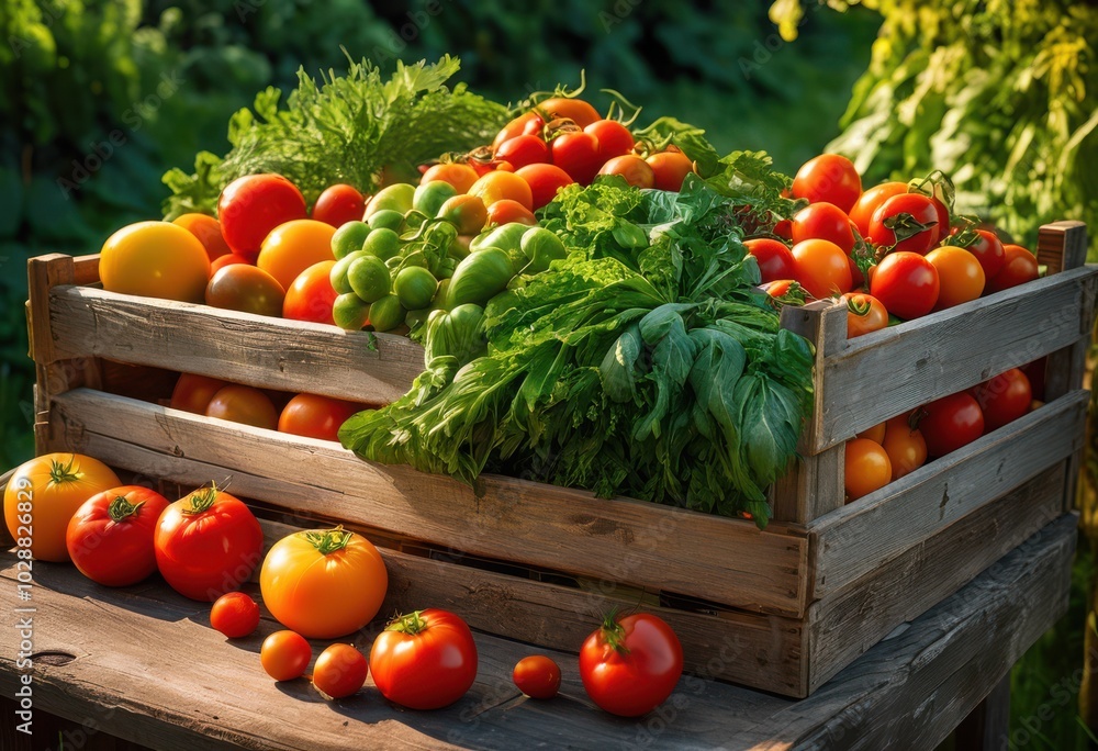 colorful farm fresh produce vibrantly displayed lush natural backdrop greenery earthy tones, edible, fruit, vegetable, garden, harvest, crops, landscape colorful farm fresh produce vibrantly displayed lush natural backdrop greenery earthy tones, edible, fruit, vegetable, garden, harvest, crops, landscape
