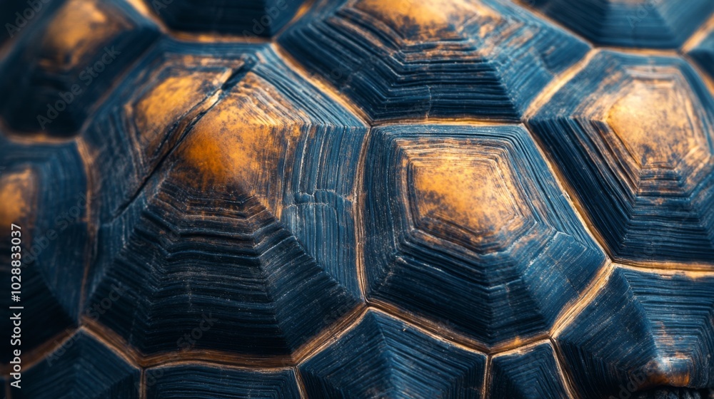 Close-up of a Tortoise Shell's Intricate Pattern Close-up of a Tortoise Shell's Intricate Pattern