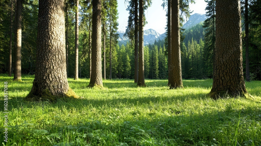 Forest Floor Sunlight
