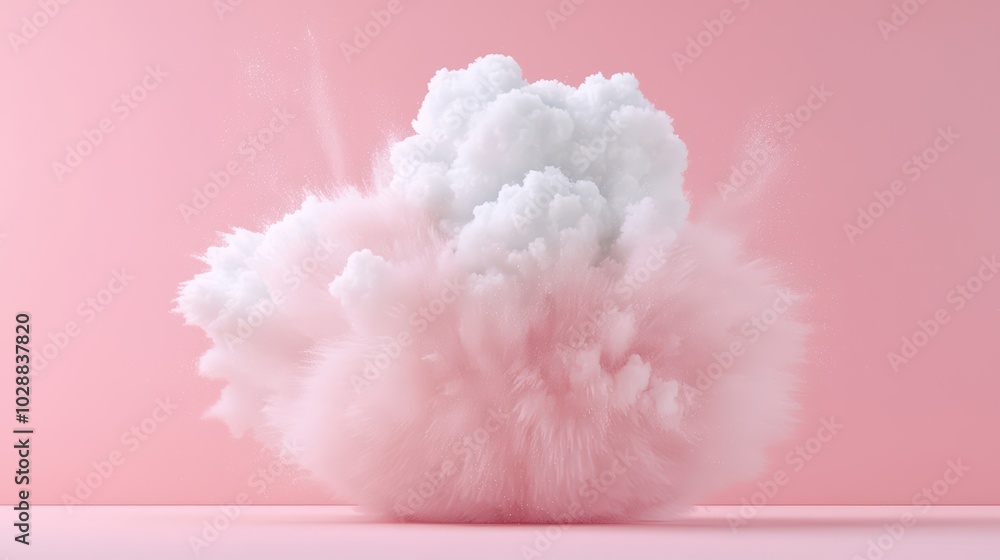 Fototapeta premium Pink Cloud Explosion